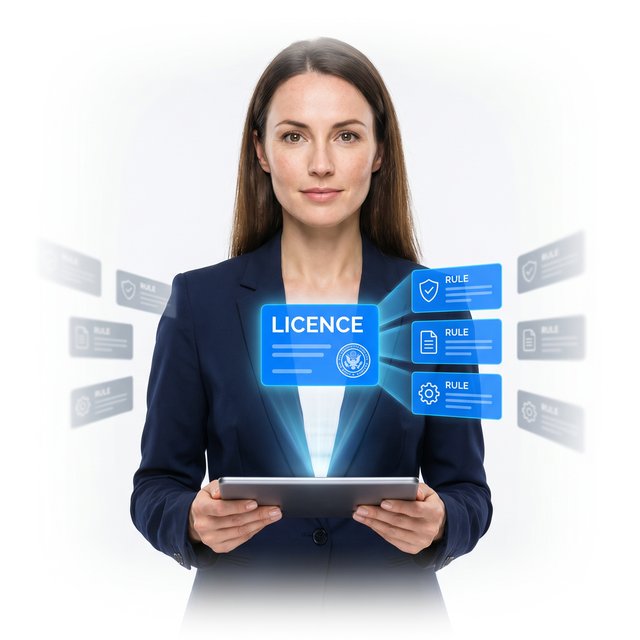 Tailored licence rule-set
